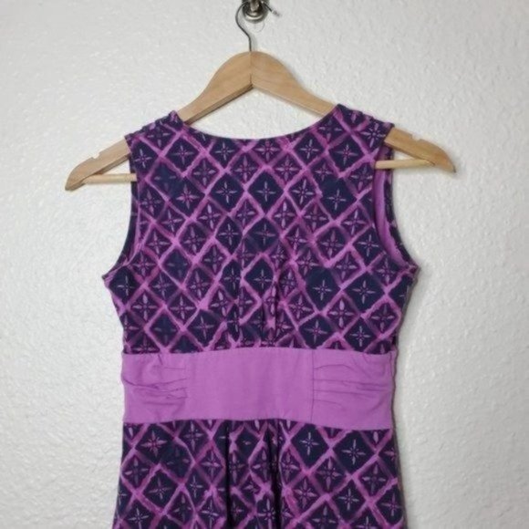 Patagonia Margot Talavera Tiles Mock Purple Dress - Picture 5 of 7